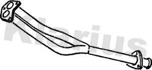 Tuyau d'échappement KLARIUS 142770