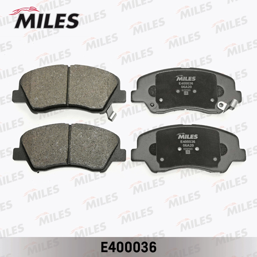 Kit de plaquettes de frein, frein à disque MILES E400036