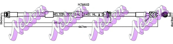 Flexible de frein KAWE H7661Q