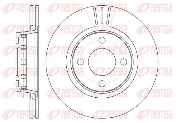 Disque de frein REMSA 6295.10