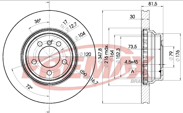 Disque de frein FREMAX BD-0267