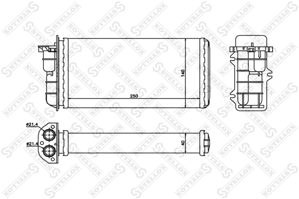 Système de chauffage STELLOX 10-35008-SX