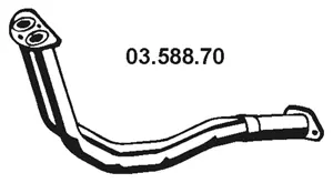 Tuyau d'échappement EBERSPÄCHER 03.588.70