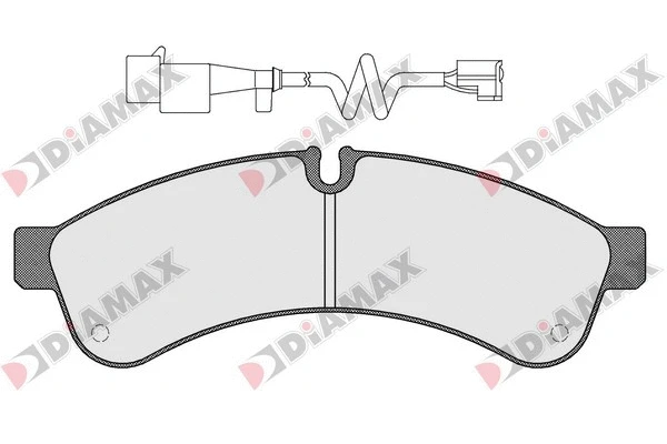 Kit de plaquettes de frein, frein à disque DIAMAX N09451A