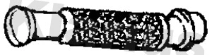 Tuyau d'échappement KLARIUS 301484