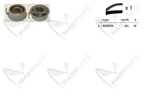 Kit de courroie crantée MABYPARTS OBK010064