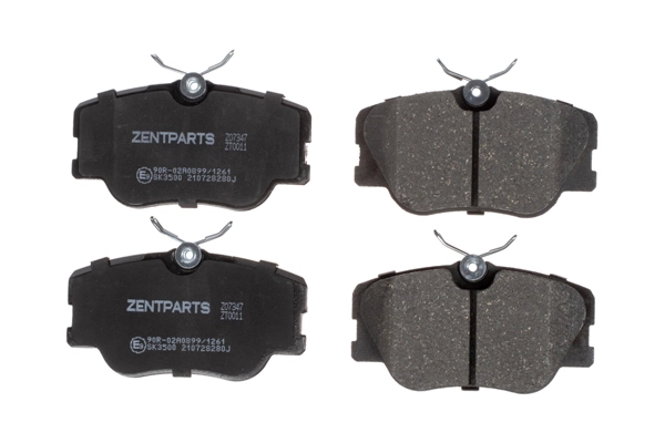 Kit de plaquettes de frein, frein à disque ZentParts Z07347