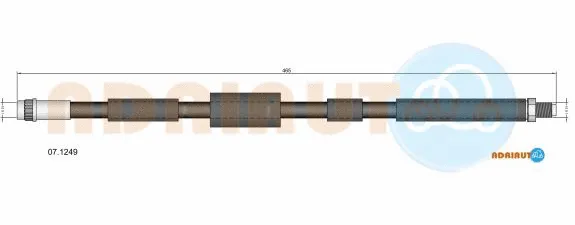 Flexible de frein ADRIAUTO 07.1249