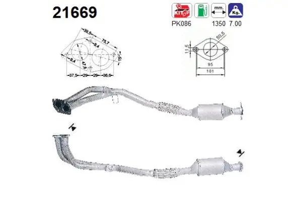Catalyseur AS 21669
