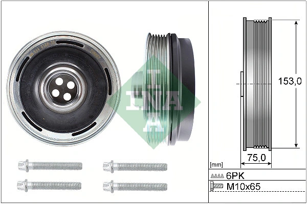 Kit de poulies, vilebrequin INA 544 0169 20