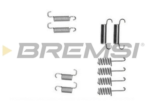 Kit d'accessoires, mâchoire de frein BREMSI SK0004