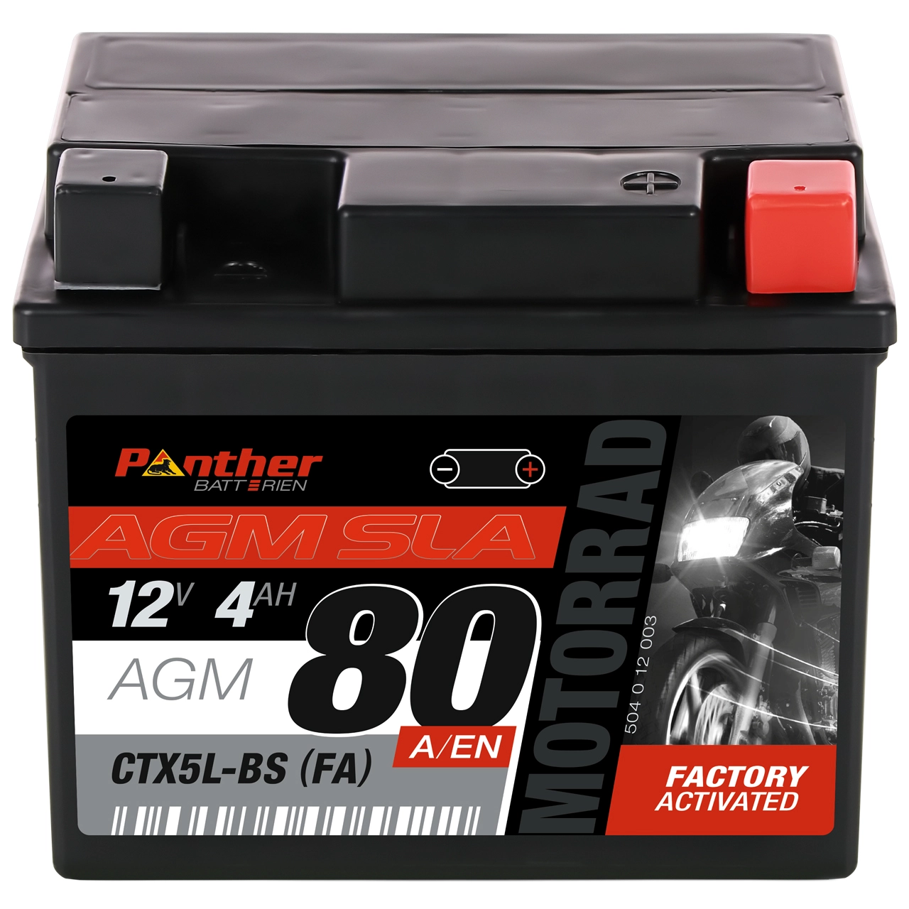 Batterie de démarrage PANTHER-BATTERIEN MB.5041233