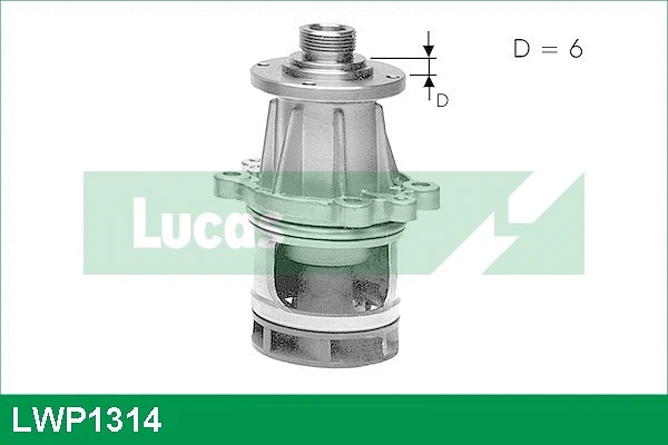 Pompe à eau, refroidissement du moteur LUCAS LWP1314