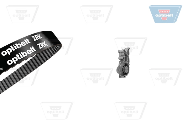 Pompe à eau + kit de courroie crantée OPTIBELT KT 1731W1