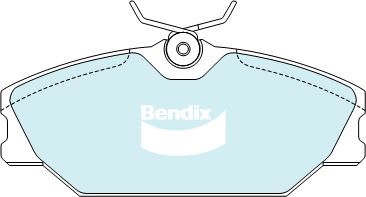 Kit de plaquettes de frein, frein à disque BENDIX-SEA DB2029 GCT