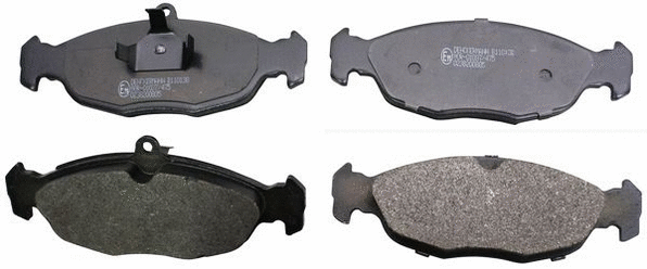 Kit de plaquettes de frein, frein à disque DENCKERMANN B110138