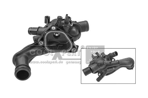 Thermostat, liquide de refroidissement BBR Automotive 001-10-21468
