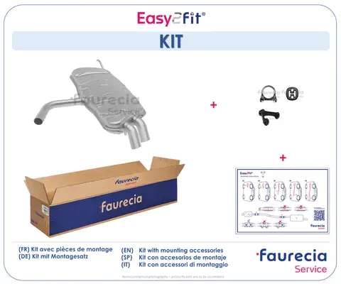 Silencieux arrière Faurecia FS80521