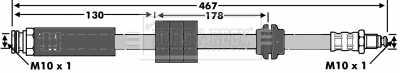 Flexible de frein BORG & BECK BBH6097