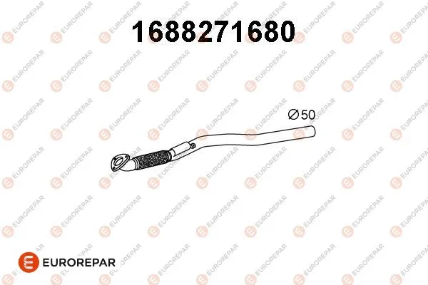 Tuyau d'échappement EUROREPAR 1688271680