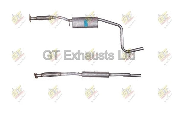 Silencieux central GT Exhausts GFE386