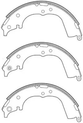 Jeu de mâchoires de frein FIT FT1194