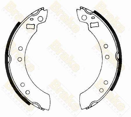 Jeu de mâchoires de frein Brake ENGINEERING SH2124