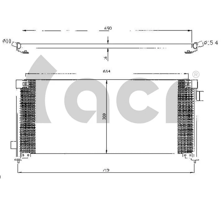 Condenseur, climatisation ACR 300382