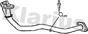 Tuyau d'échappement KLARIUS 301605