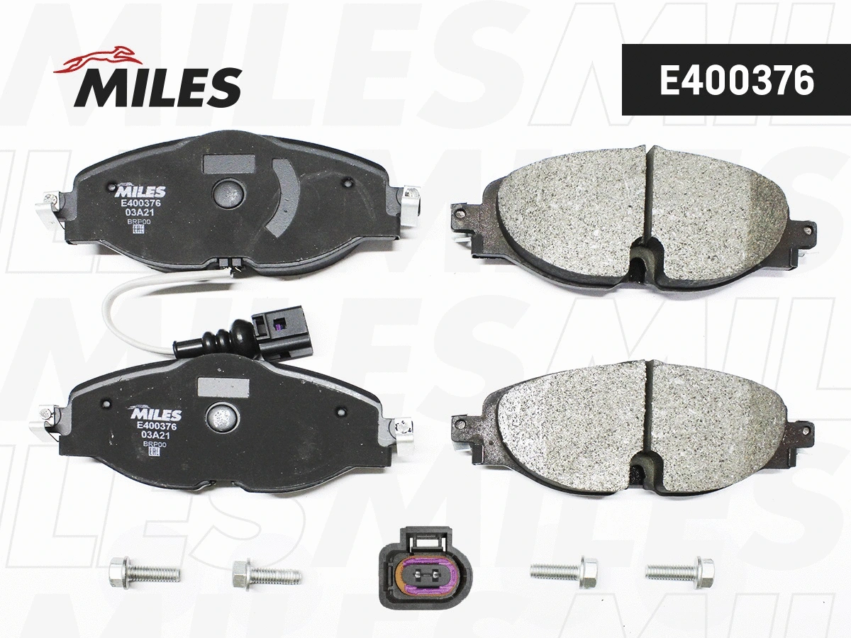 Kit de plaquettes de frein, frein à disque MILES E400376