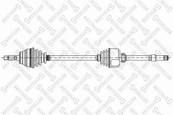Arbre de transmission STELLOX 158 1758-SX