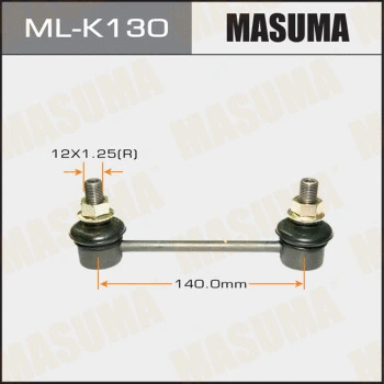 Entretoise/tige, stabilisateur MASUMA ML-K130