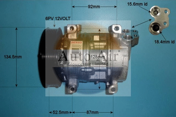 Compresseur, climatisation AUTO AIR GLOUCESTER 14-0218