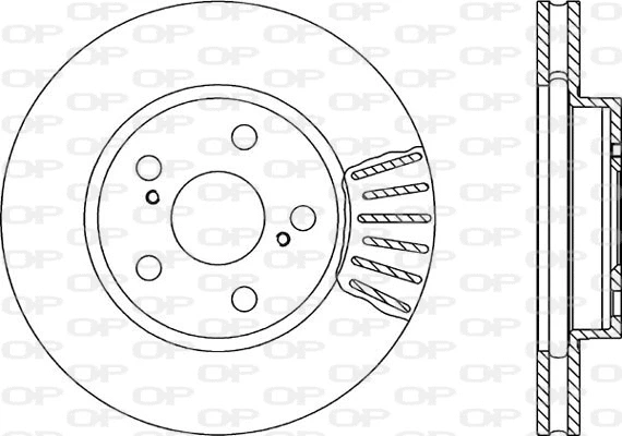 Disque de frein OPEN PARTS BDA1725.20