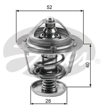 Thermostat, liquide de refroidissement GATES-SEA TH24782G1