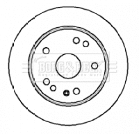 Disque de frein BORG & BECK BBD5881S