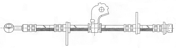Flexible de frein CEF 511578