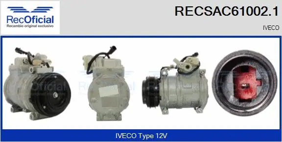 Compresseur, climatisation RECOFICIAL RECSAC61002.1
