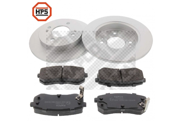 Kit de freins, frein à disques MAPCO 47513HPS