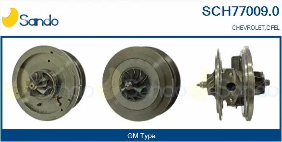 Groupe carter, turbocompresseur SANDO SCH77009.0
