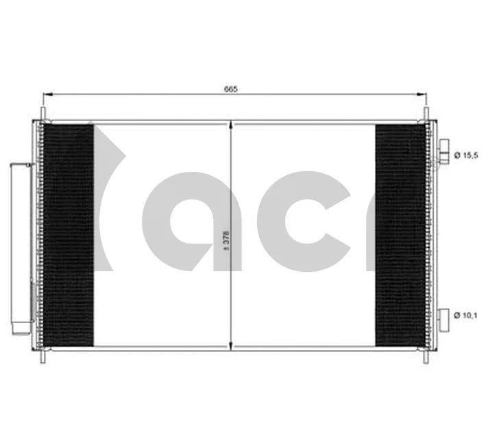 Condenseur, climatisation ACR 300678