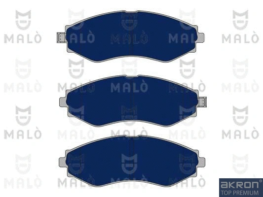 Kit de plaquettes de frein, frein à disque AKRON-MALÒ 1051042