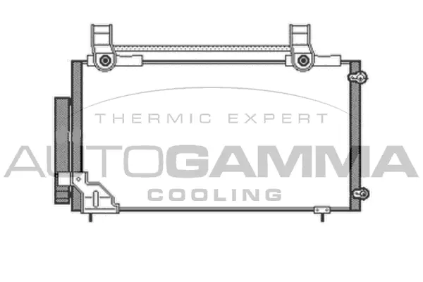 Condenseur, climatisation AUTOGAMMA 105072