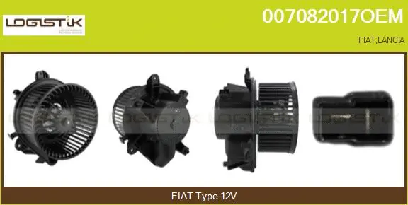 Pulseur d'air habitacle LGK 007082017OEM
