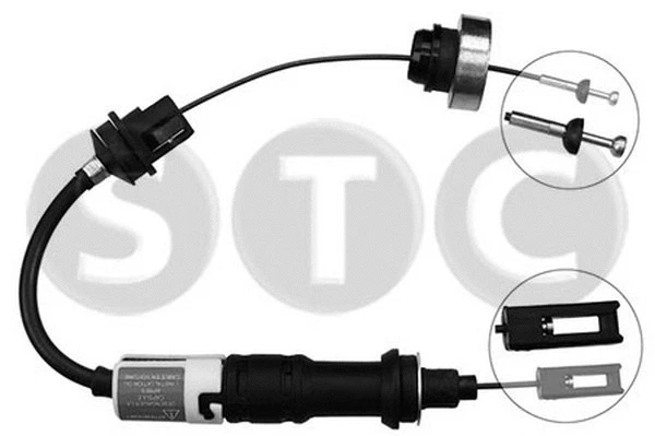 Tirette à câble, commande d'embrayage STC T480097