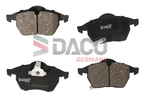 Kit de plaquettes de frein, frein à disque DACO Germany 322712