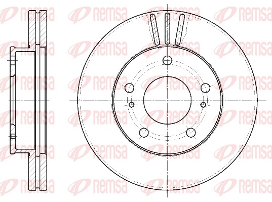 Disque de frein REMSA 6444.10