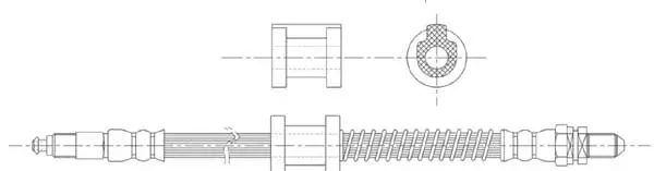 Flexible de frein Technika 44713