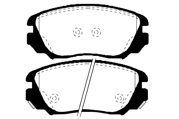 Kit de plaquettes de frein, frein à disque Technika 01813A