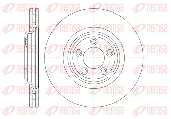 Disque de frein REMSA 61374.10